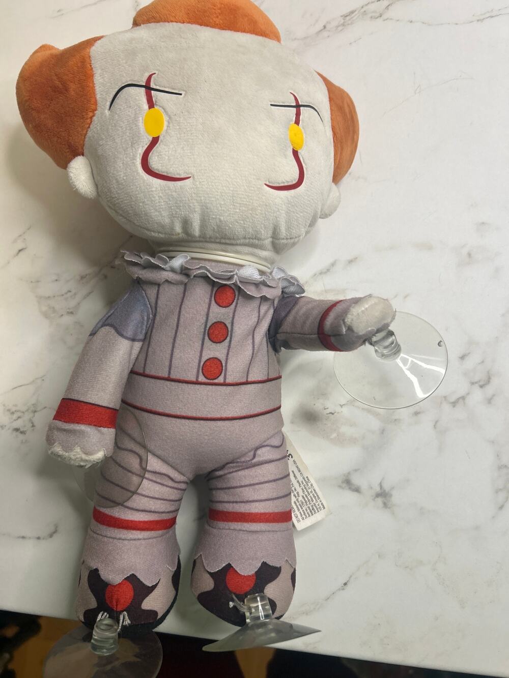 IT Pennywise Plush Window Clinger Doll w/ Suction Cups Horror Decor 2019
